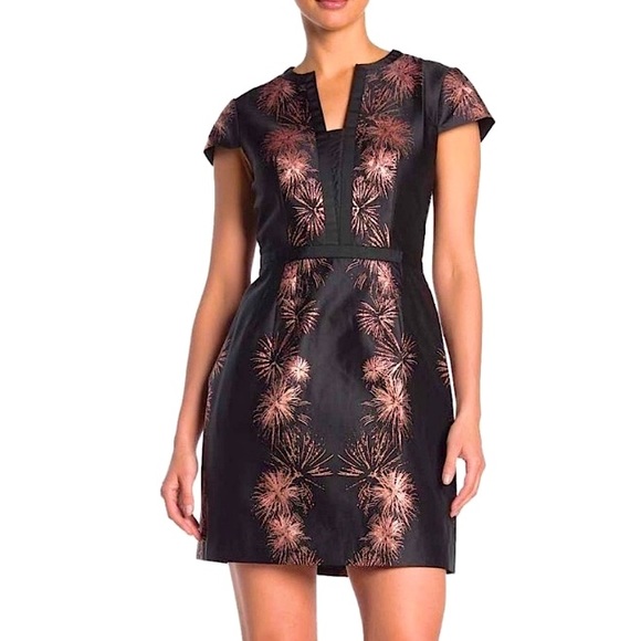 tzalla stardust jacquard dress